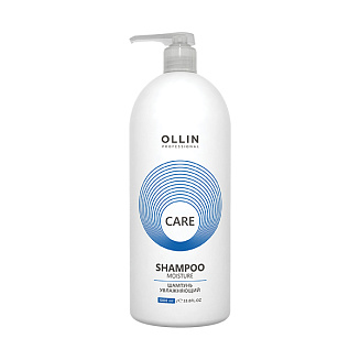 Шампунь  увлажняющий OLLIN Care Moisture Shampoo,  для сухих, пористых, вьющихся волос , 1000мл