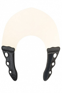 Воротник для стрижки и окрашивания, натуральный с чёрным, Y.S.Park, 0.6 мм.