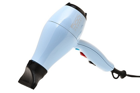 Фен Gamma Piu 500 Compact голубой, арт. 086, турмалин, 1800-2000 Вт