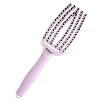 Щетка для волос Olivia Garden Fingerbrush BoarNylon Ethereal Lavender ID1864