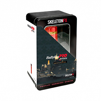 Профессиональная машинка для стрижки SKELETON красная