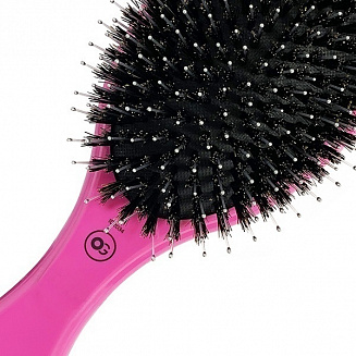 Щётка для укладки волос Щетка EXPERT CARE OVAL BoarNylon Bristles щетина+нейлон розовая