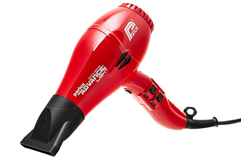 Фен для сушки волос Parlux Advance Light IonicCeramic, P-Adv-красн., ионизация, 2200 Вт, красный