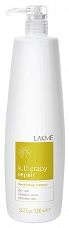 Шампунь восстанавливающий для сухих волос REVITALIZING SHAMPOO DRY HAIR, LAKME, 1000 мл.