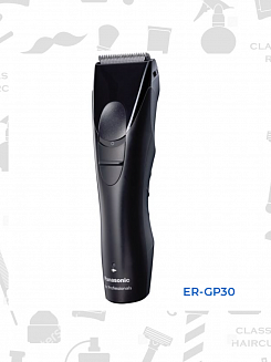 Машинка для стрижки волос Panasonic ER-GP30, аккумуляторно-сетевая, черная