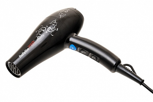 Фен BaByliss Pro Pro Light 2000 Вт бесшумный черный