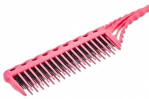 Расчёска для начёса розовая, Y.S.Park