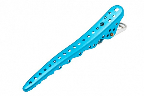 Зажимы для волос Shark Сlip голубые, металл, Y.S.Park, 2 шт.