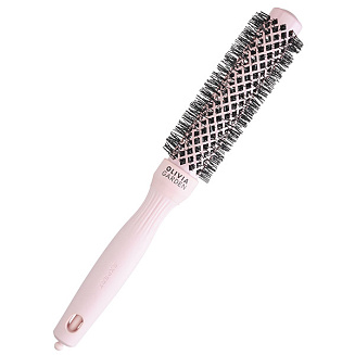 Термобрашинг Olivia Garden ID2221, Expert Blowout Speed XL Wavy Bristles Pastel Pink, 25 мм, розовый
