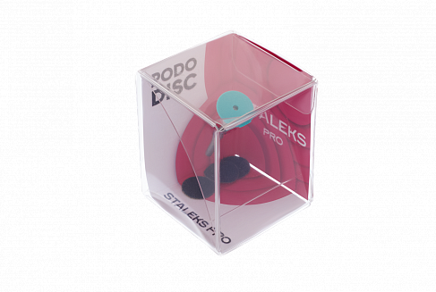Диск педикюрный пластиковый PODODISC STALEKS PRO ХS в комплекте с сменным файлом 180 грит 5 шт (10 м