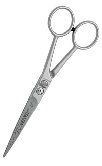 Ножницы прямые Kiepe Professional 6, арт. 2127-6, с микронасечками, матовые, размер 6.0