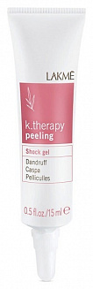 Гель интенсивного воздействия против перхоти SHOCK GEL DANDRUFF, LAKME, 6х15 мл.