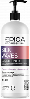EPICA Professional Silk Waves Кондиционер для вьющихся и кудрявых волос, 1000 мл.