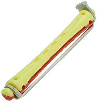 Коклюшки для химзавивки длинные, желто-красные, 12 шт SIBEL