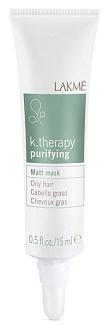 Маска для жирных волос с матирующим эффектом MATT MASK OILY HAIR, LAKME, 6х15 мл.