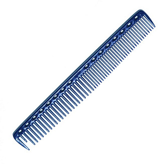 Расческа для стрижки Y.S.park 337 blue, 19 см, синяя, редкозубая, многофункциональная