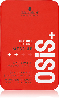 SCHWARZKOPF PROFESSIONAL OSIS MESS UP - МАТИРУЮЩАЯ ПАСТА ДЛЯ УКЛАДКИ ВОЛОС (100 МЛ)