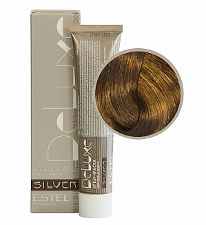 Estel Professional 7/37 крем-краска  Deluxe silver, русый золотисто-коричневый 60 мл