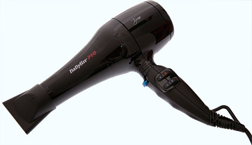 Фен Babyliss Pro Tiziano BAB6330RE, черный, мощность- 2300 Вт