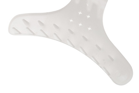 Зажимы для волос бабочка усиленные 4шт, белые Harizma