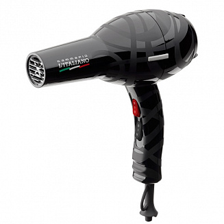 Фен Gamma Piu L'Italiano черный 2000 Вт