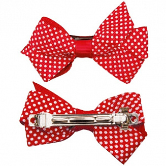 Заколка-автомат с бантиком