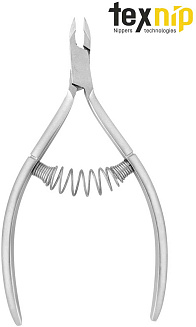 TexNip. Кусачки для кутикулы. Лезвие 5 мм. Спиральная пружина. Ручная заточка.