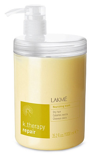 Маска питательная Lakme K-Therapy Nourishing Mask Dry hair, для сухих волос, арт. 43443, 1000 мл