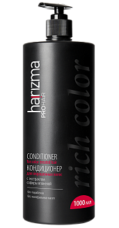 Кондиционер harizma prohair для окрашенных волос Rich Color с дозатором 1000 мл