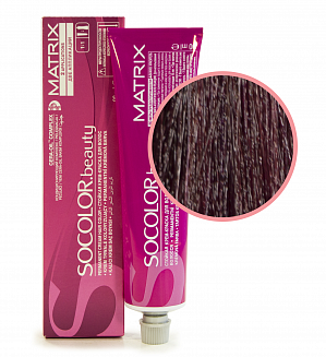 Краска для волос Matrix Socolor Beauty 5rv+, шатен красно- перламутровый, перманентная, 90 мл