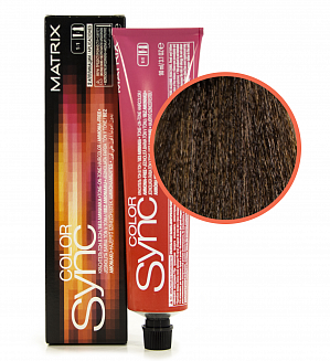 Краска для волос Color Sync 6A  90 мл 6A темный блондин пепельный