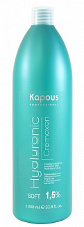 Кремообразная окислительная эмульсия Kapous laquo;Hyaluronic Cremoxonraquo; с Гиалуроновой кислотой 1,5%, 1000 мл