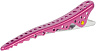 Зажимы для волос Y.s.park Shark clip pink metal , розовые, в упаковке -2 шт.