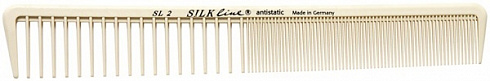 Расчёска силиконовая с очень редкими и частыми зубцами, Hercules, 19.1 см.