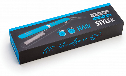 Щипцы для выпрямления волос Kiepe Hair Styler 8280.5, цвет- синий, титановое покрытие, LED- дисплей