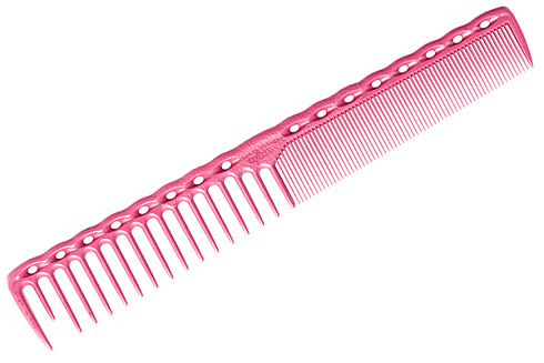 Расчёска для стрижки Y.s.park 332 pink, розовая, 18.5 см, универсальная