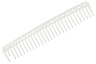 Расчёска редкозубая Y.s.park 452 white, белая, термостойкая, 20 см