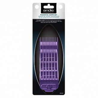 Комплект универсальных насадок на машинки для стрижки волос на магнитах, Andis, 5 шт.