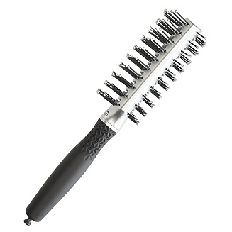 Щётка для волос тунельная ESSENTIAL STYLE DOUBLE TUNNEL Nylon/Double Silver