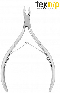 TexNip. Кусачки для кутикулы. Лезвие 7 мм. Двойная пружина. Ручная заточка.