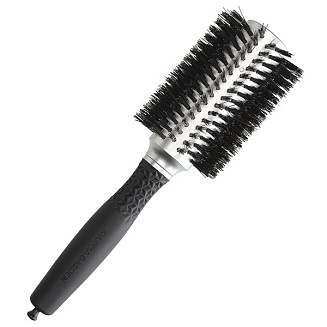 Брашинг для укладки волос нат щетина ESSENTIAL BLOWOUT SOFT Boar Bristles Silver 33 мм