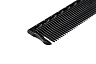 Расчёска для стрижки Y.S. park G20  soft carbon, с линейкой, 20 см ,чёрная