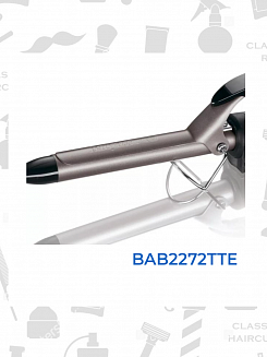 Плойка для завивки волос BaByliss Pro 19мм с терморегуляцией титан + турмалин