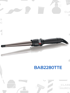 Плойка для локонов конусная Babyliss Pro BAB2280TTE, титан /турмалин, диаметр 13-25 мм