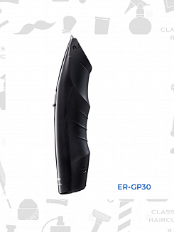 Машинка для стрижки волос Panasonic ER-GP30, аккумуляторно-сетевая, черная