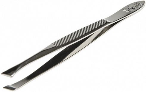 Пинцет скошенный большой 9 см