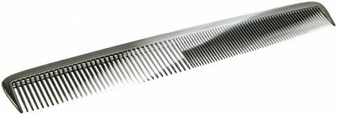 Расческа мужская 17,5 см серо-черная TITANIA