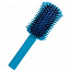 Щетка массажная Combo из экологичного пластика с добавлением соломенного волокна синяя