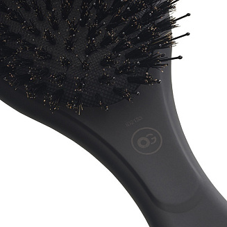 Щетка для укладки волос EXPERT CARE OVAL Boar  Nylon Bristles Black Label