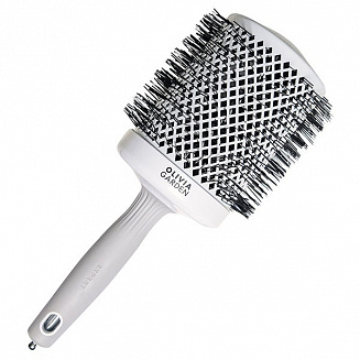 Термобрашинг для укладки волос EXPERT BLOWOUT SHINE WhiteGrey 80 мм